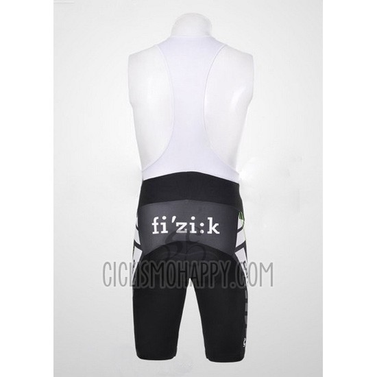 Cannondale Cycling Jersey Bib Short 2012 Men Short Sleeve Black and White